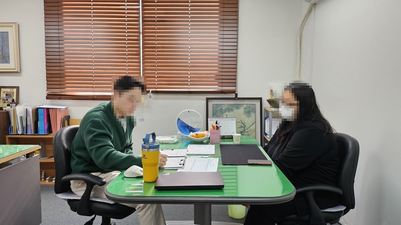 기업 담당자 상담과 실습