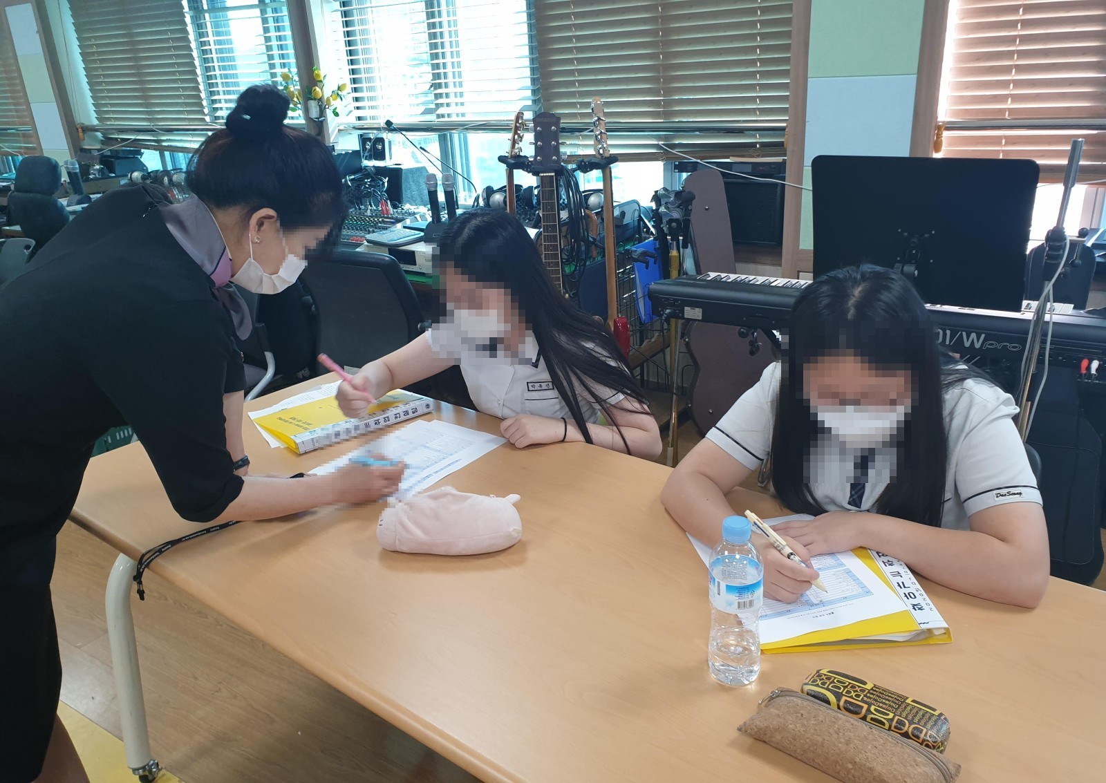 실전 모의 면접 장면